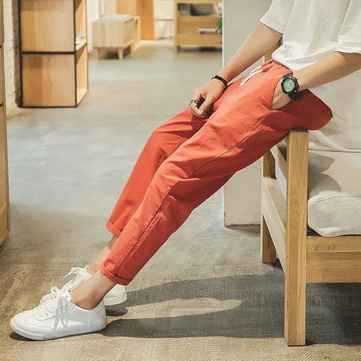 Lightweight comfort cotton trousers for men - comfortable and stylish