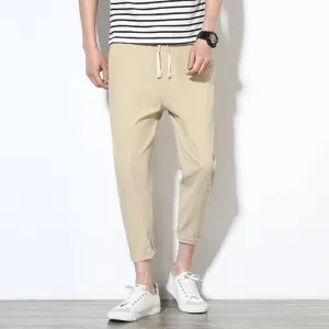 Lightweight comfort cotton trousers for men - comfortable and stylish