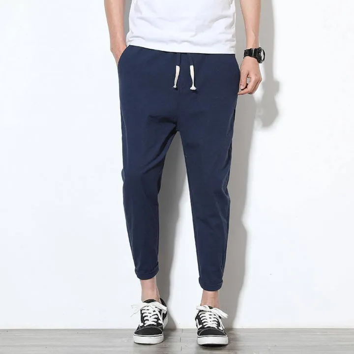 Lightweight comfort cotton trousers for men - comfortable and stylish