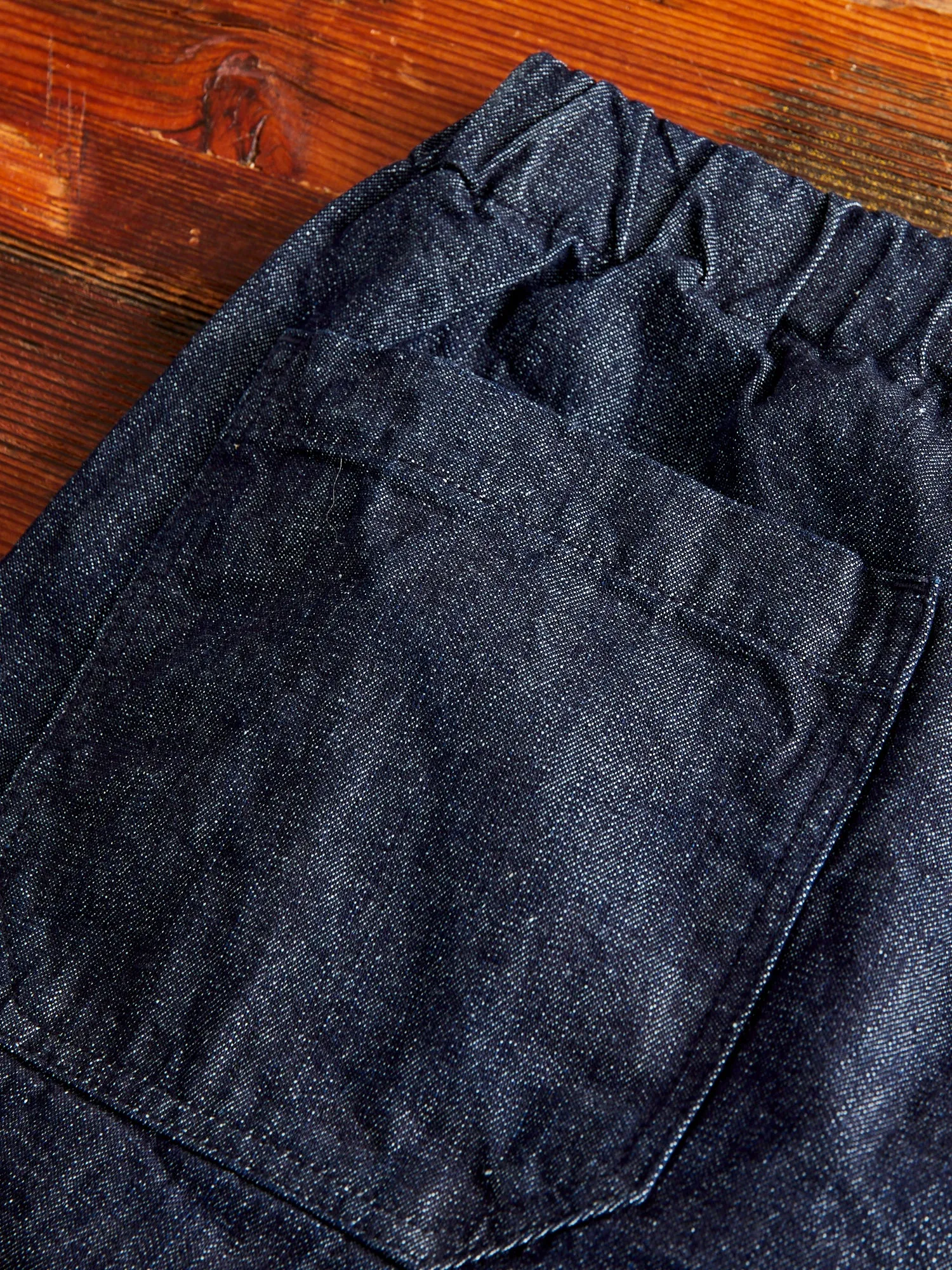 Lightweight Denim Easy Pants in Indigo