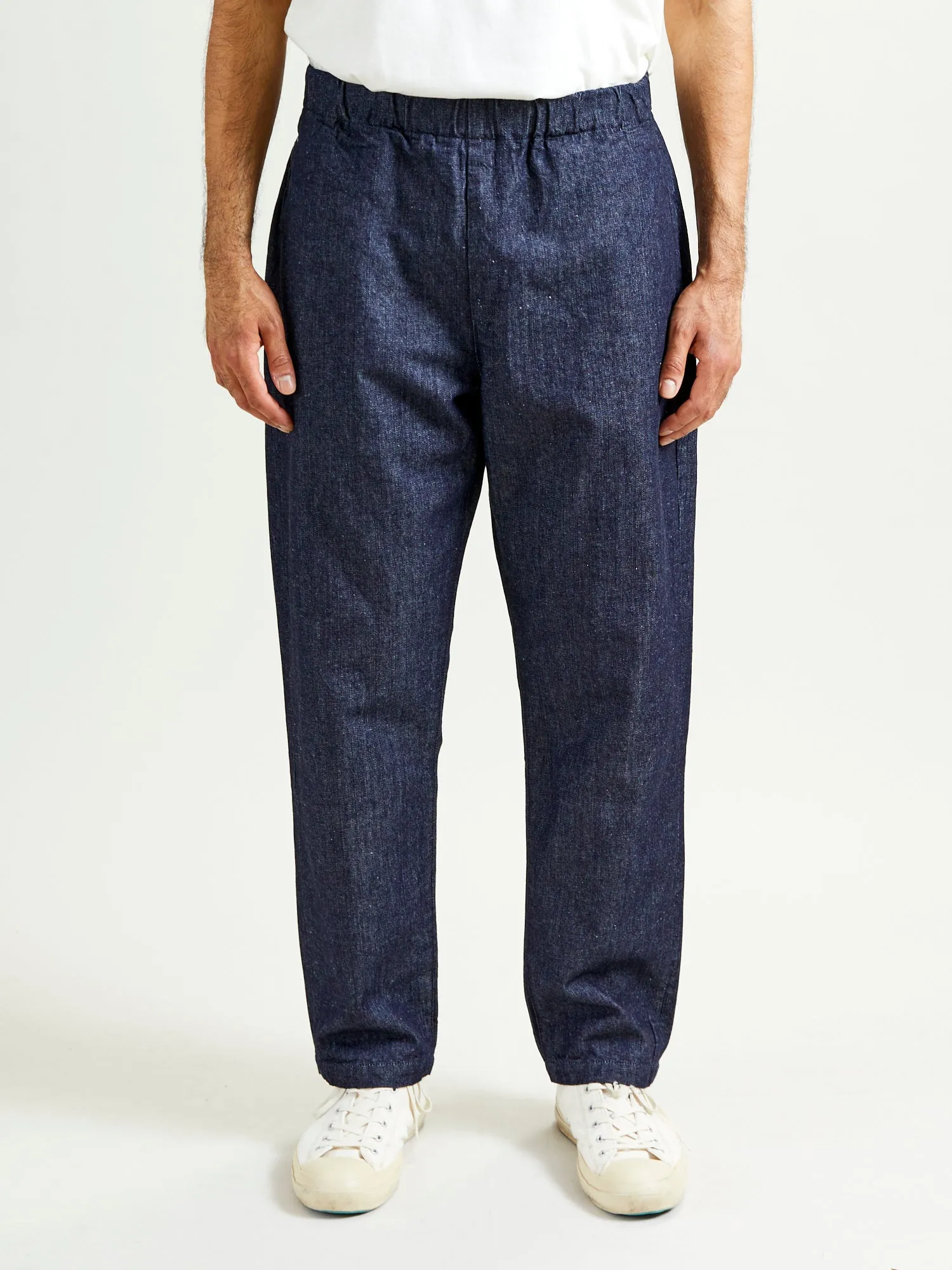 Lightweight Denim Easy Pants in Indigo