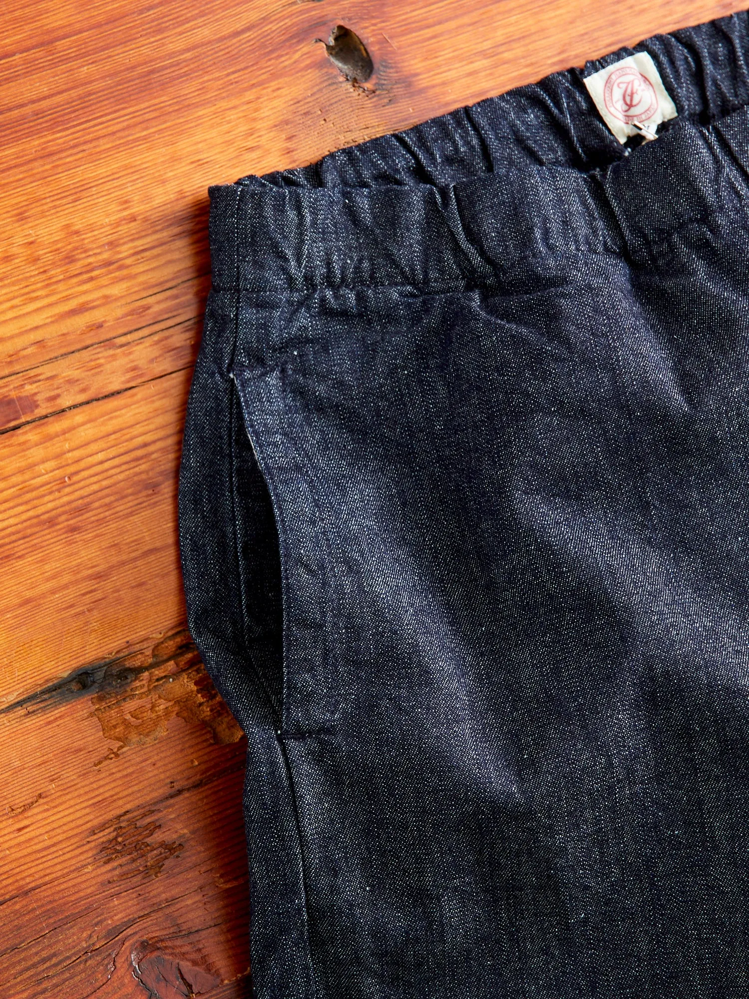 Lightweight Denim Easy Pants in Indigo