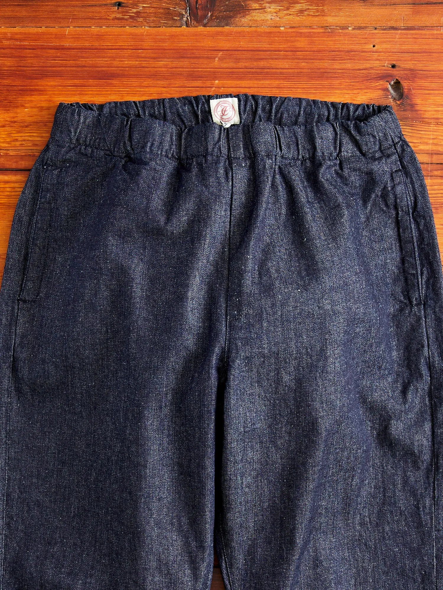 Lightweight Denim Easy Pants in Indigo