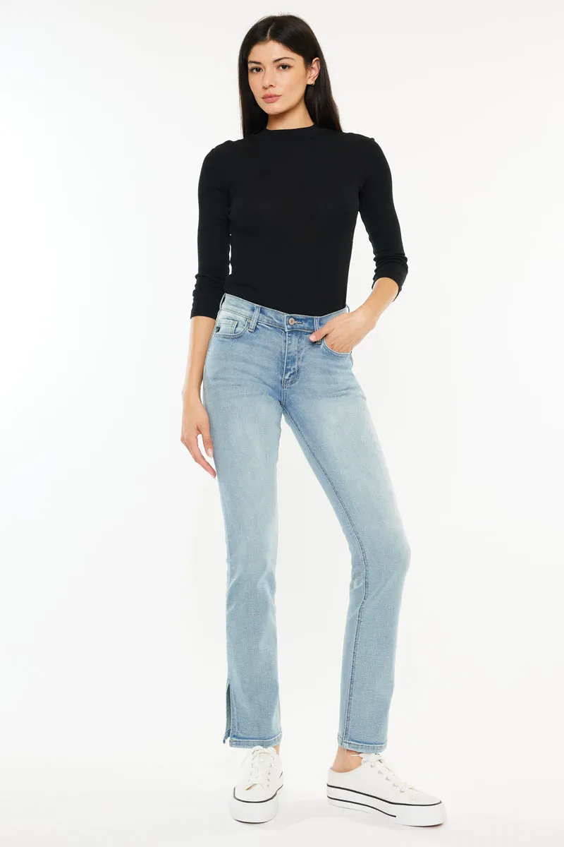 Lilybeth Mid Rise Y2K Bootcut Jeans (Petite)
