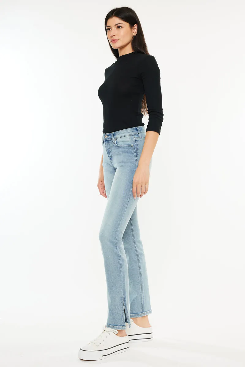 Lilybeth Mid Rise Y2K Bootcut Jeans (Petite)