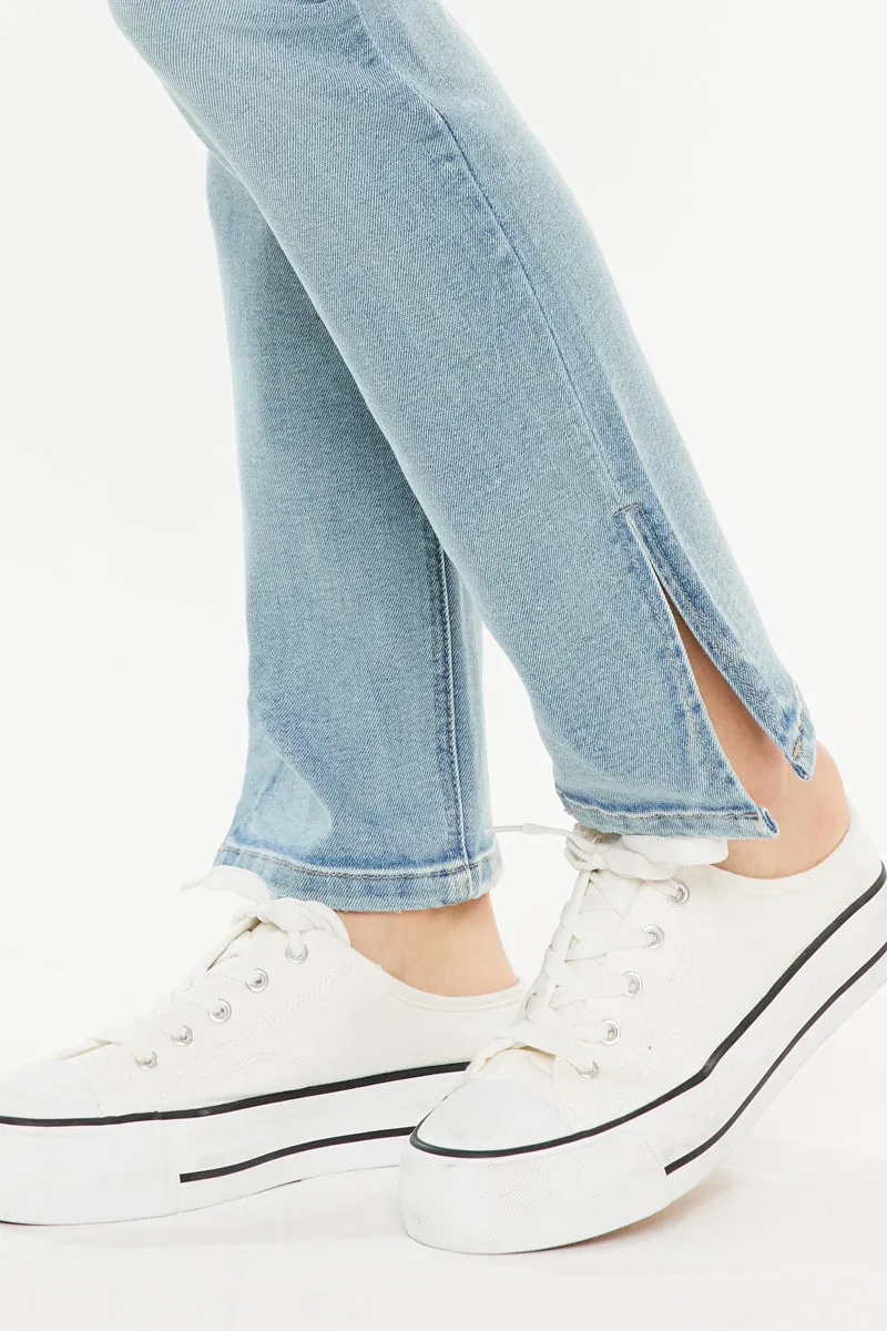 Lilybeth Mid Rise Y2K Bootcut Jeans (Petite)