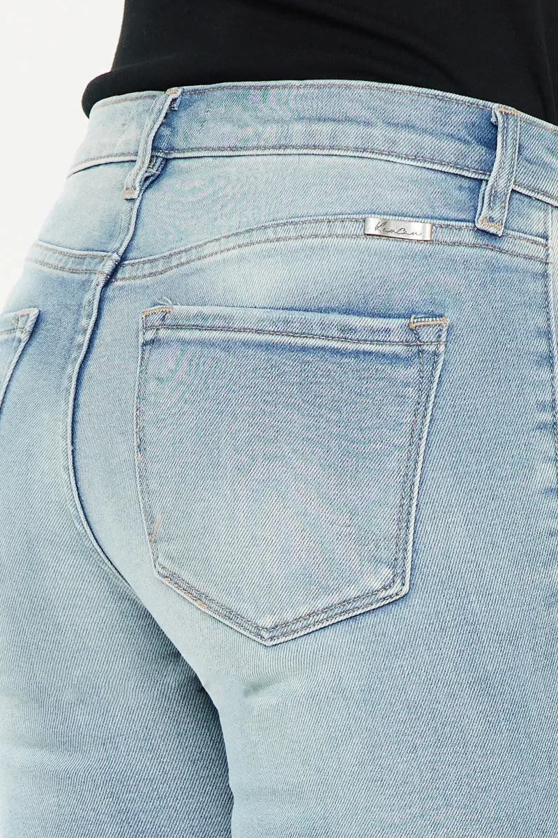 Lilybeth Mid Rise Y2K Bootcut Jeans (Petite)