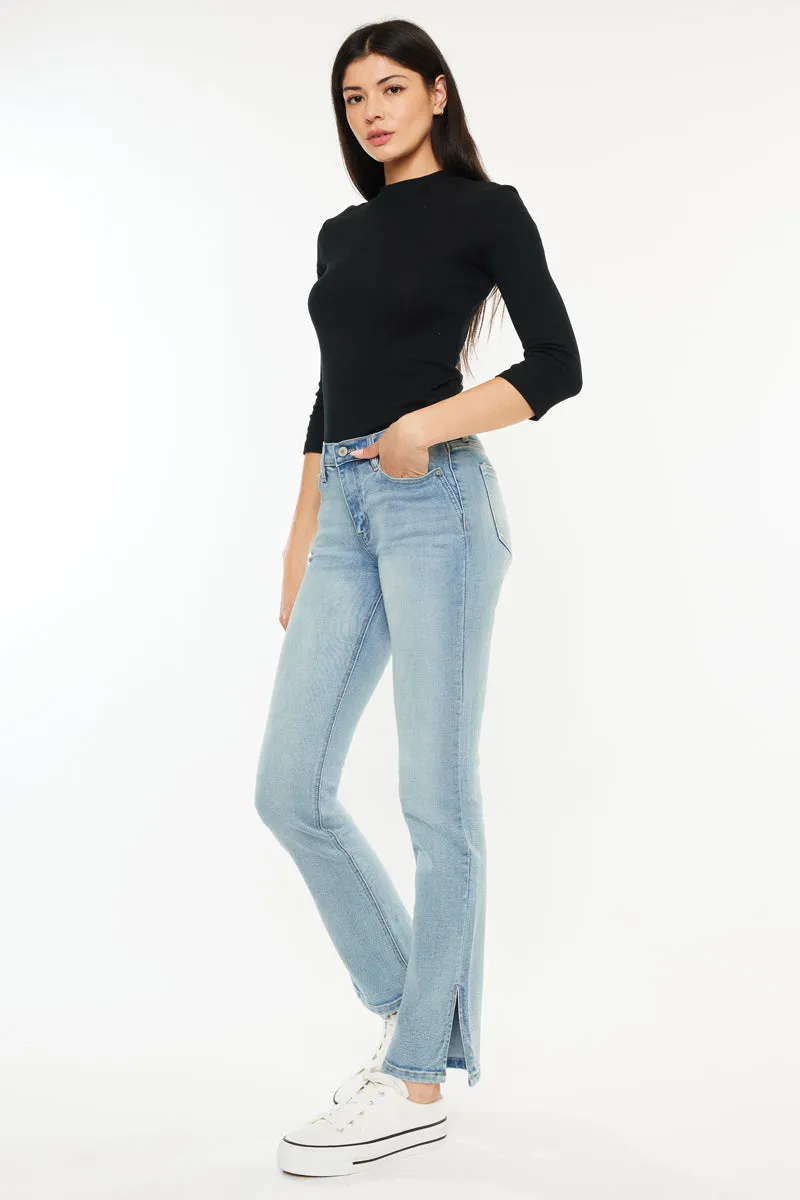 Lilybeth Mid Rise Y2K Bootcut Jeans (Petite)