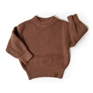 Little Bipsy Chunky Sweater - Nutmeg