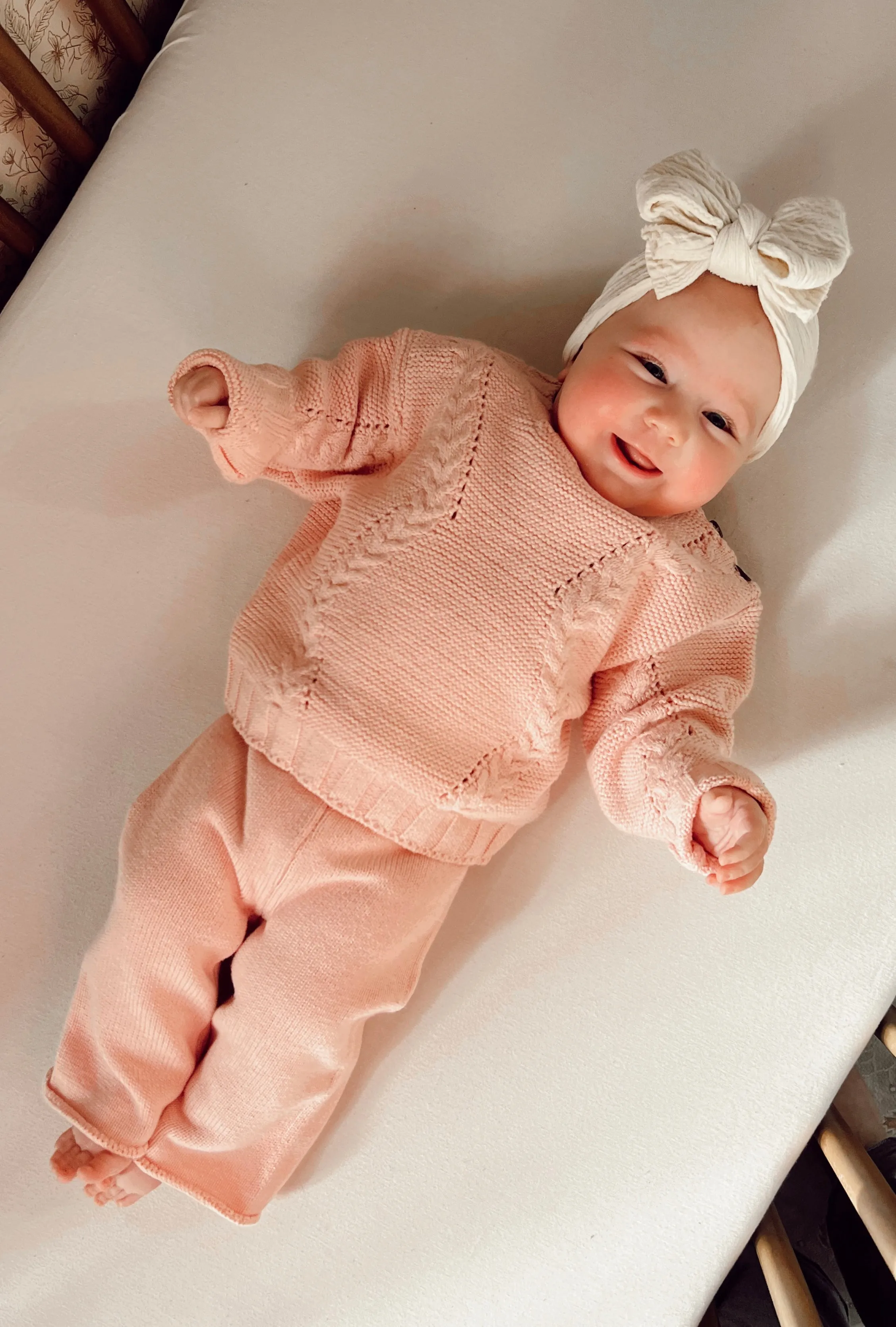 Luna   Luca Chunky Knit Sweater - Pink