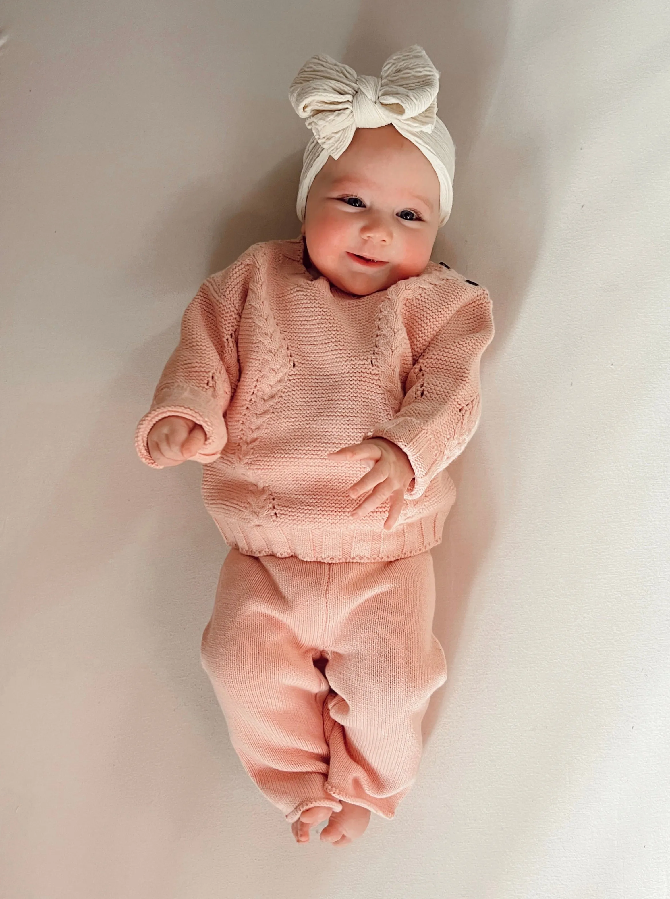 Luna   Luca Chunky Knit Sweater - Pink