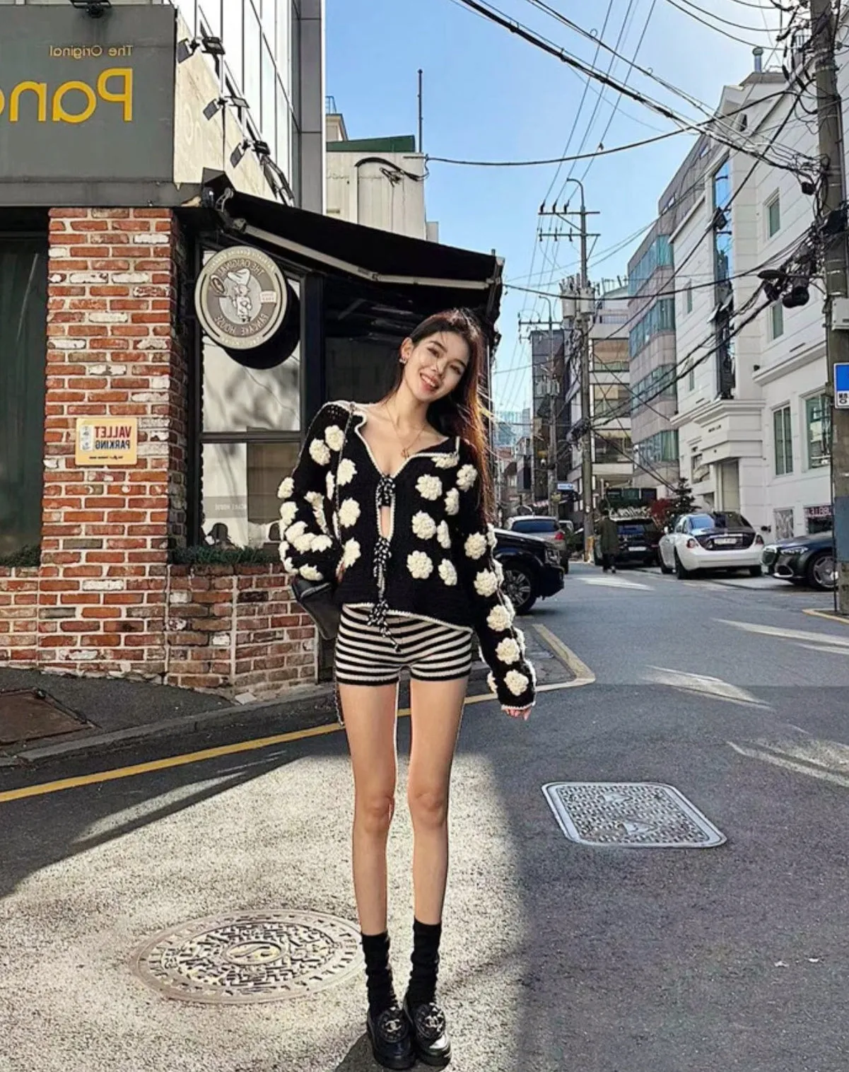 Luxurious Wool Cutout Knit Cardigan