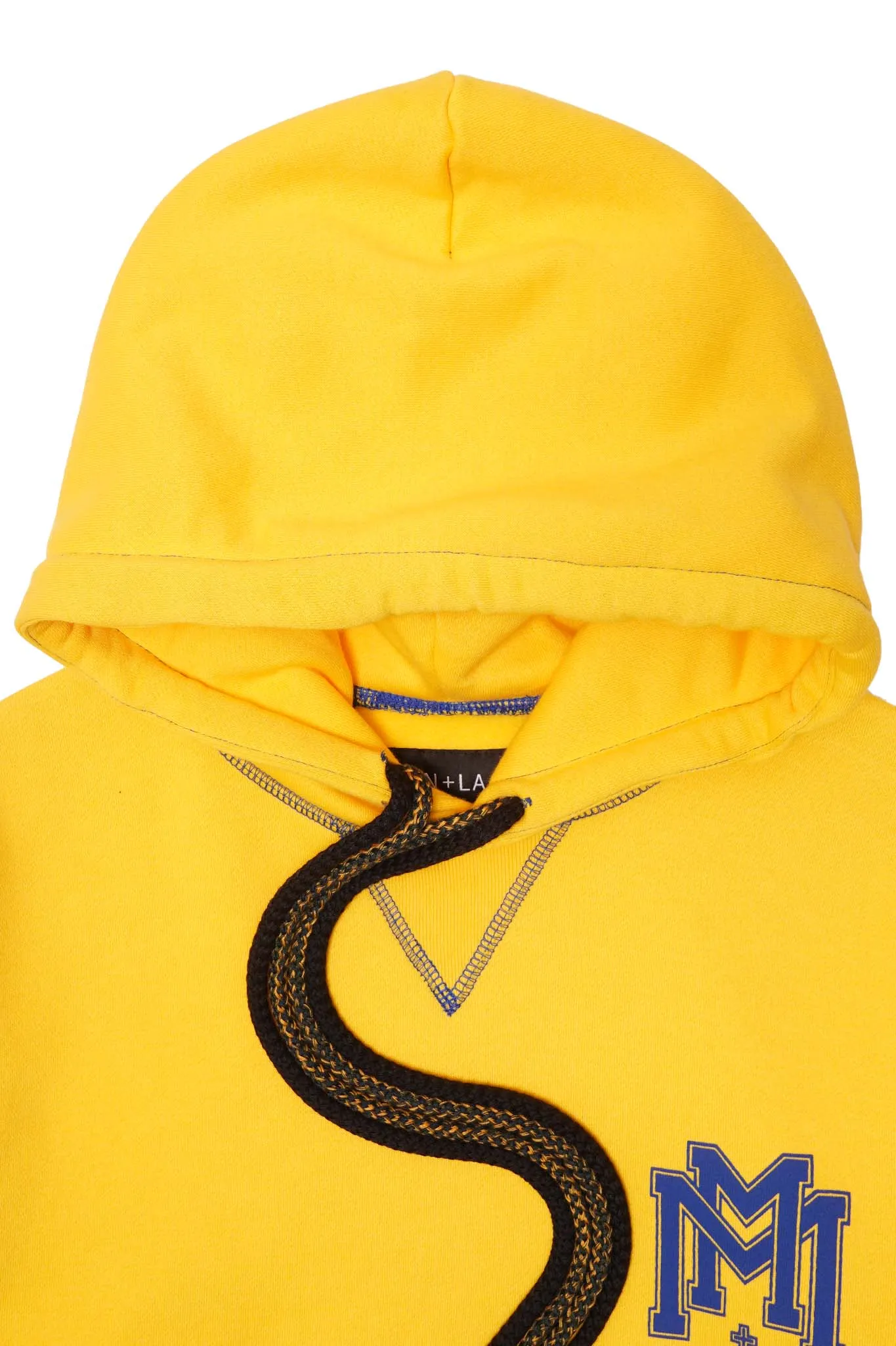 M'$ UNIVERSITY V2 HOODIE IN CANARY YELLOW