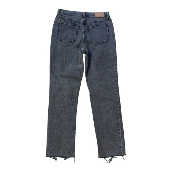 Madewell The Perfect Vintage Jean in Cosner Wash: Knee-Rip Edition size 27 NA922