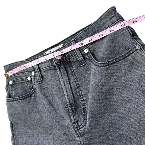 Madewell The Perfect Vintage Jean in Cosner Wash: Knee-Rip Edition size 27 NA922