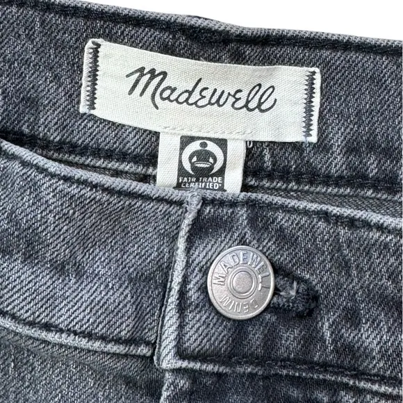 Madewell The Perfect Vintage Jean in Cosner Wash: Knee-Rip Edition size 27 NA922