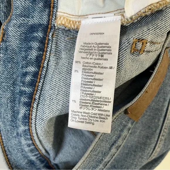 Madewell The Perfect Vintage Straight Jean Size 26