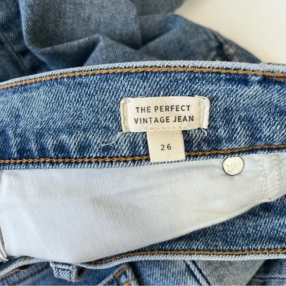 Madewell The Perfect Vintage Straight Jean Size 26