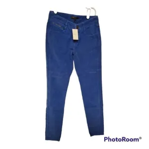 Maje jeans size 0 us 34 eu blue corduroy skinny leg h11 jabo marine