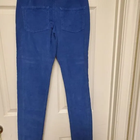 Maje jeans size 0 us 34 eu blue corduroy skinny leg h11 jabo marine