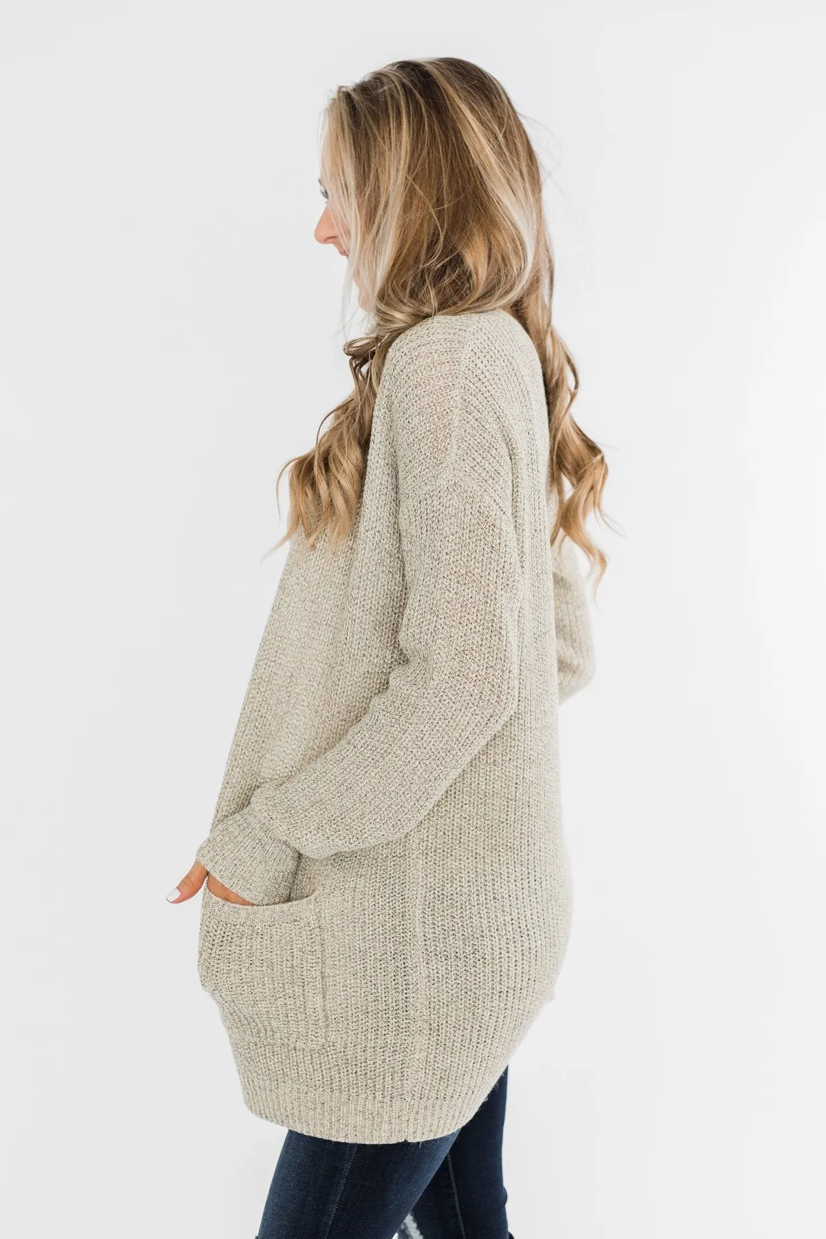 Making Memories Knit Cardigan- Oatmeal