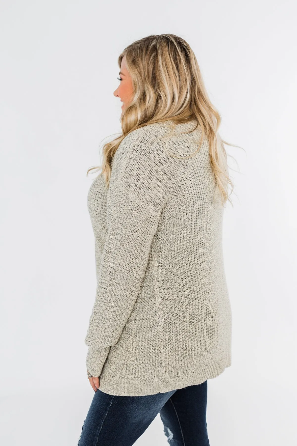 Making Memories Knit Cardigan- Oatmeal