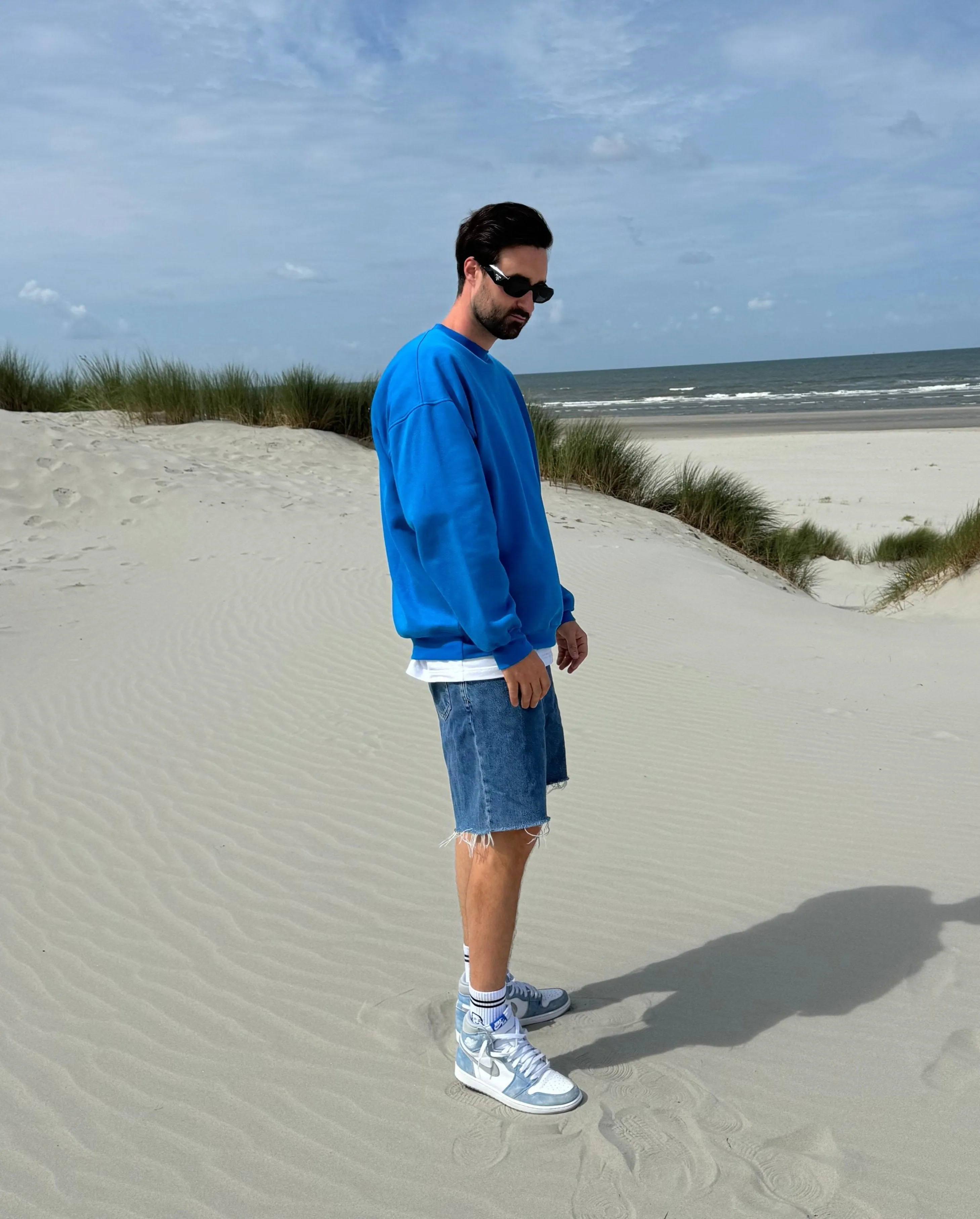 Manifestation Azure / Industrial Blue Sweatshirt  (made in NL 🇳🇱)