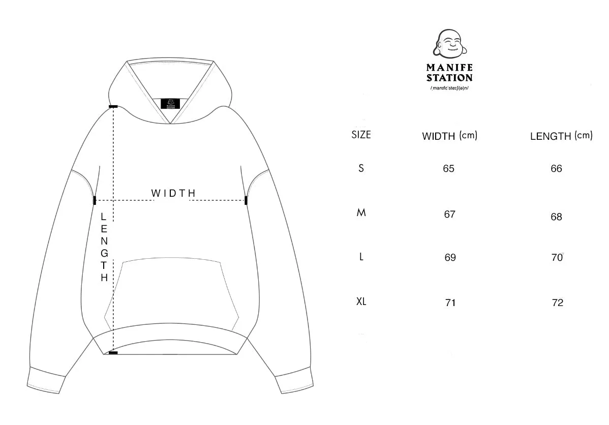 Manifestation Azure / Industrial Blue Sweatshirt  (made in NL 🇳🇱)