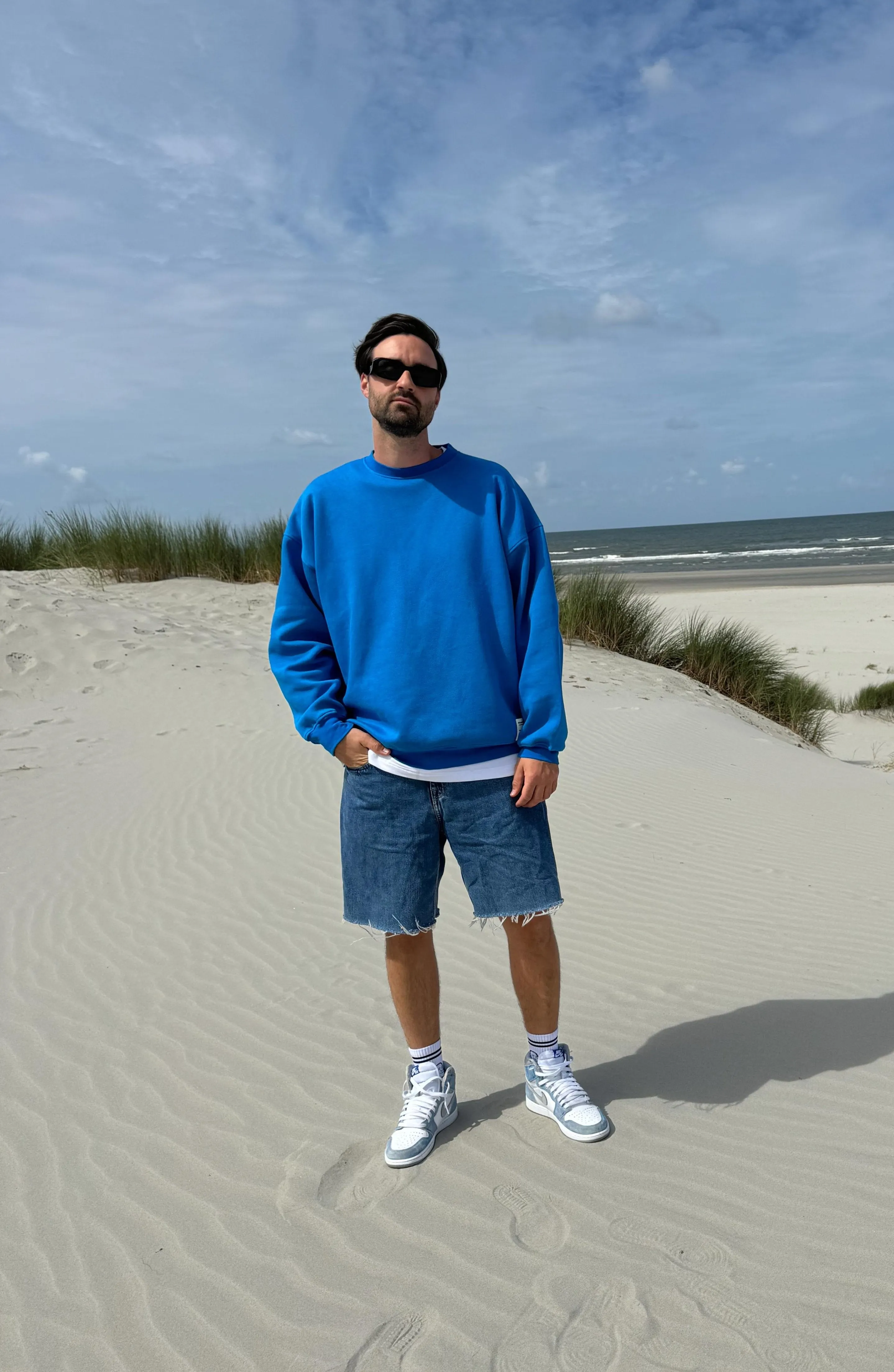 Manifestation Azure / Industrial Blue Sweatshirt  (made in NL 🇳🇱)