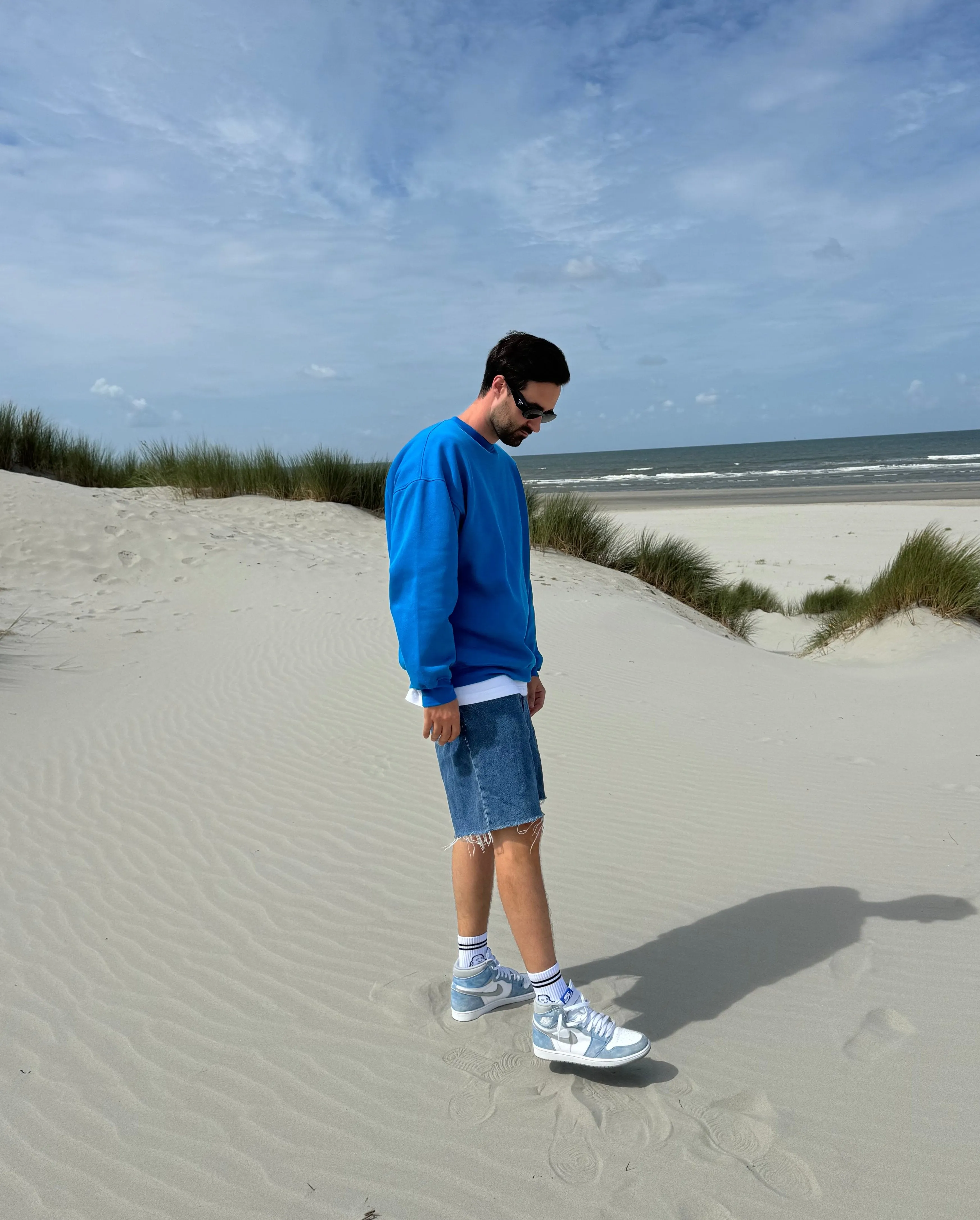 Manifestation Azure / Industrial Blue Sweatshirt  (made in NL 🇳🇱)