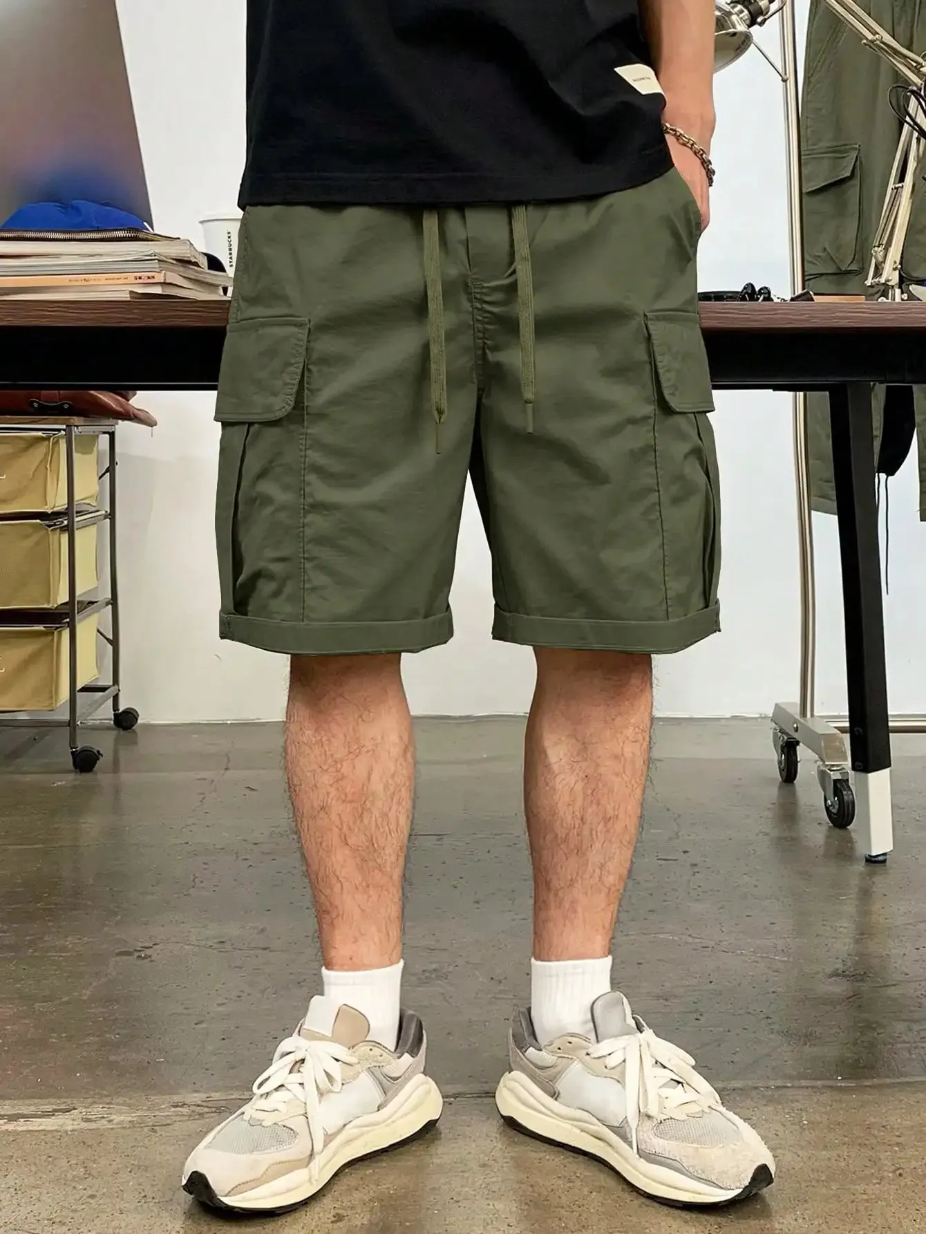 Mannschaft Gear Drawstring Waist Cargo Shorts