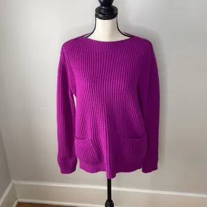 Marc Jacobs Chunky Pocket Magenta sweater