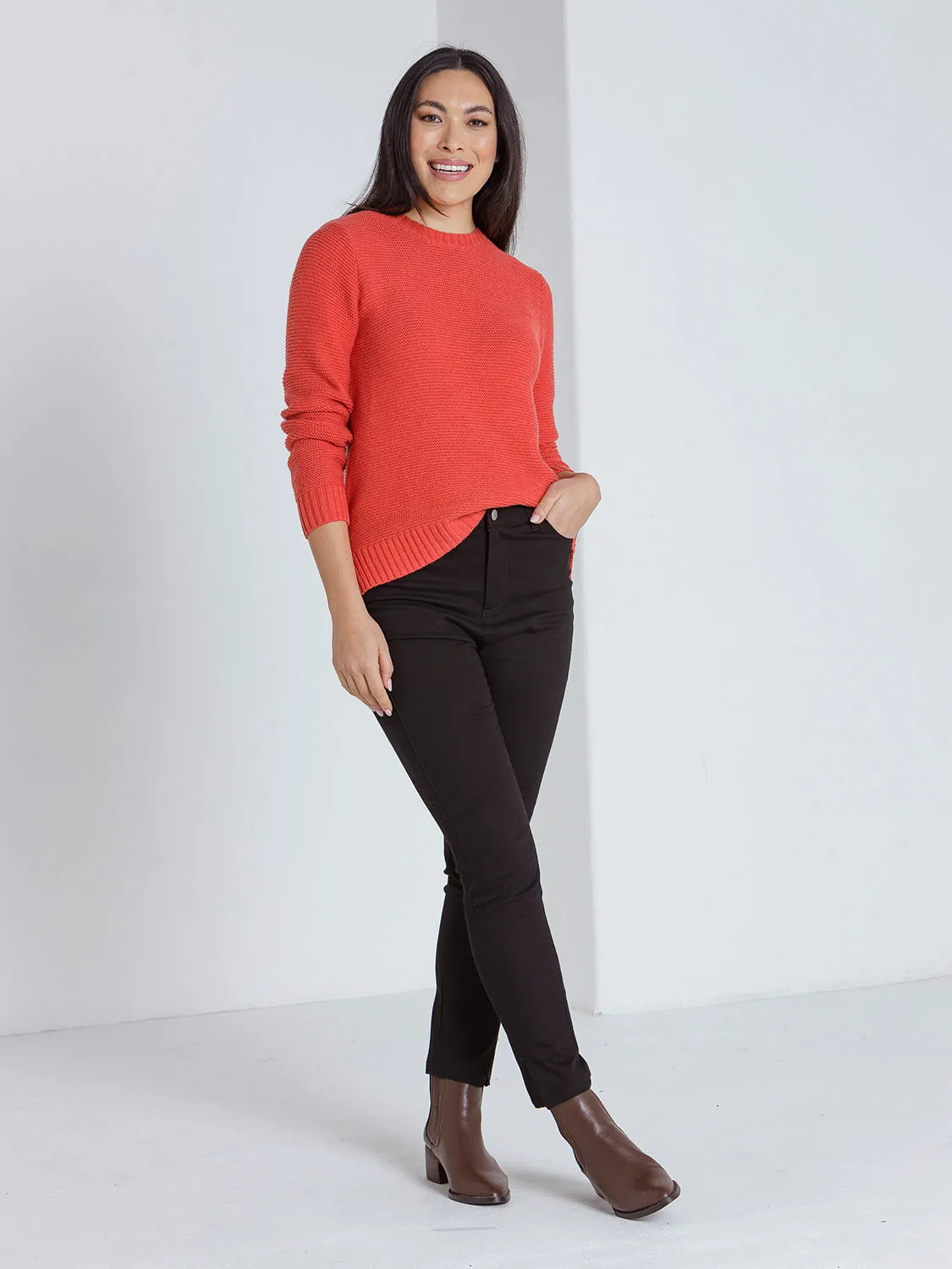 Marco Polo L/S Chunky Knit Sweater 33439