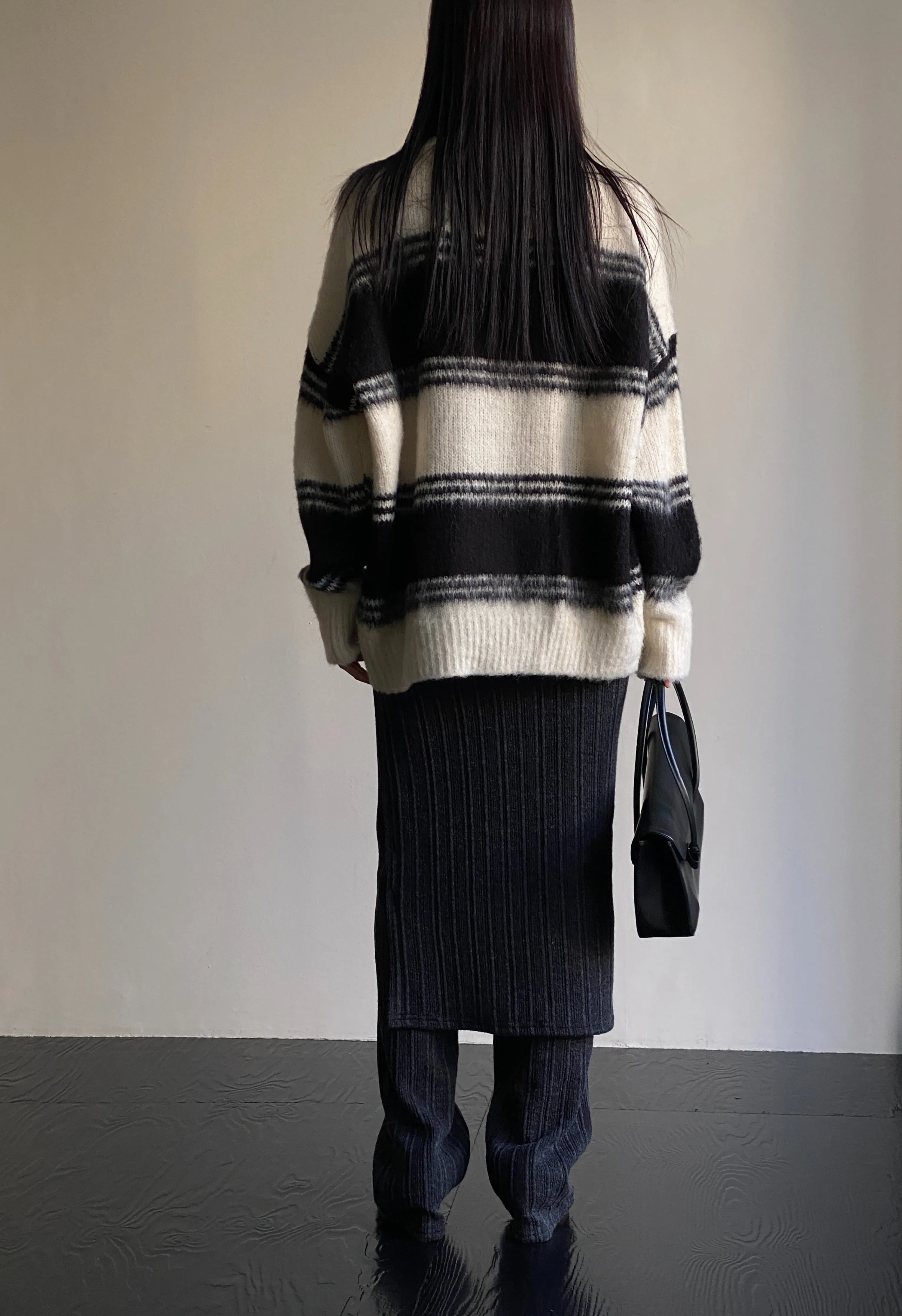 Marin Wool Sweater In Black