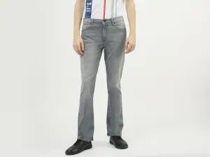 Men Solid Bootcut Jeans