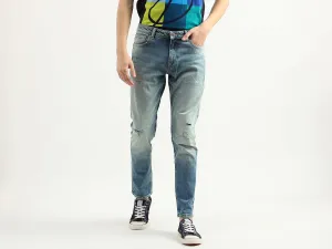 Men Solid Slim Tapered Fit Jeans