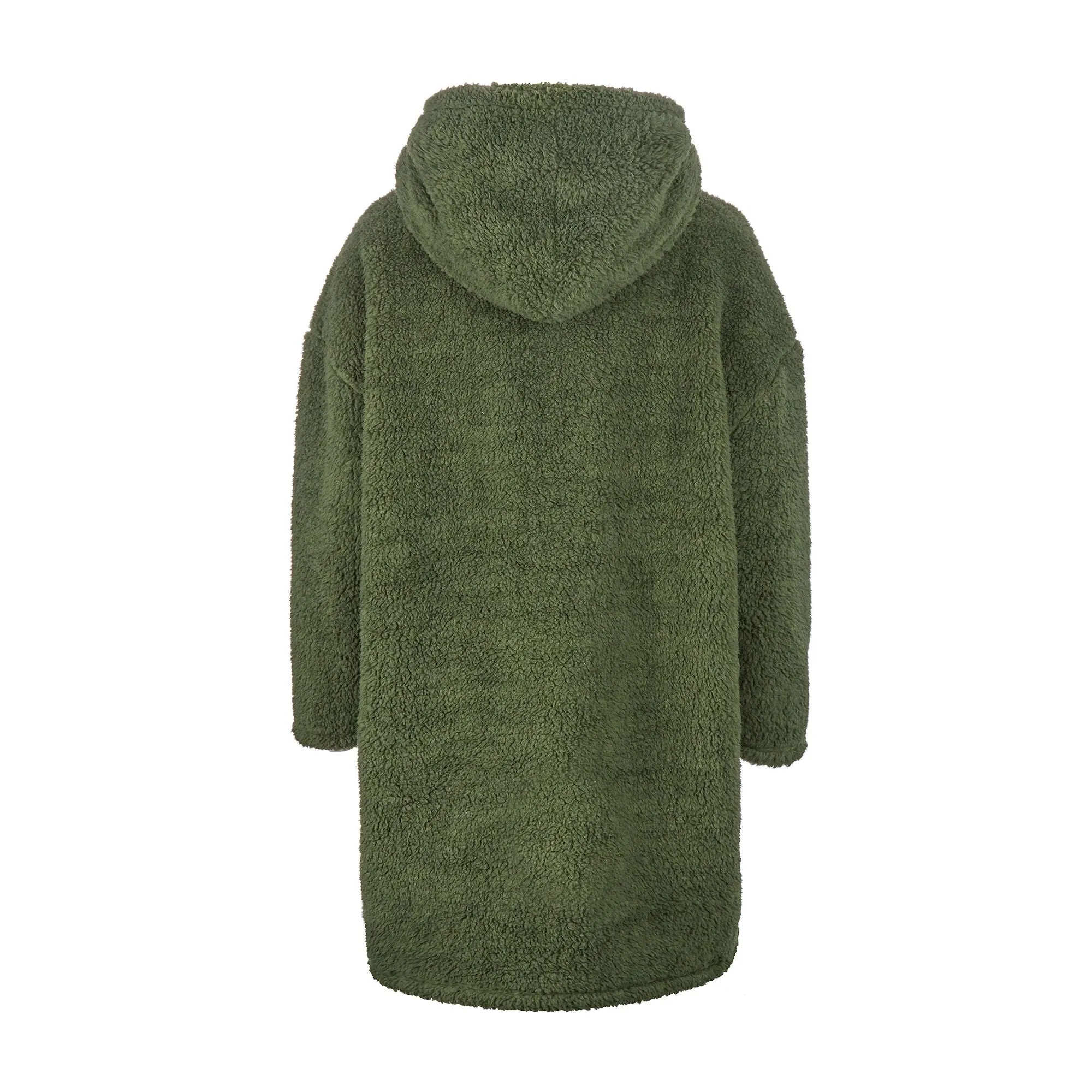 Mens Borg Fleece Hoodie: Oversized Sherpa Wearable Hooded Blanket