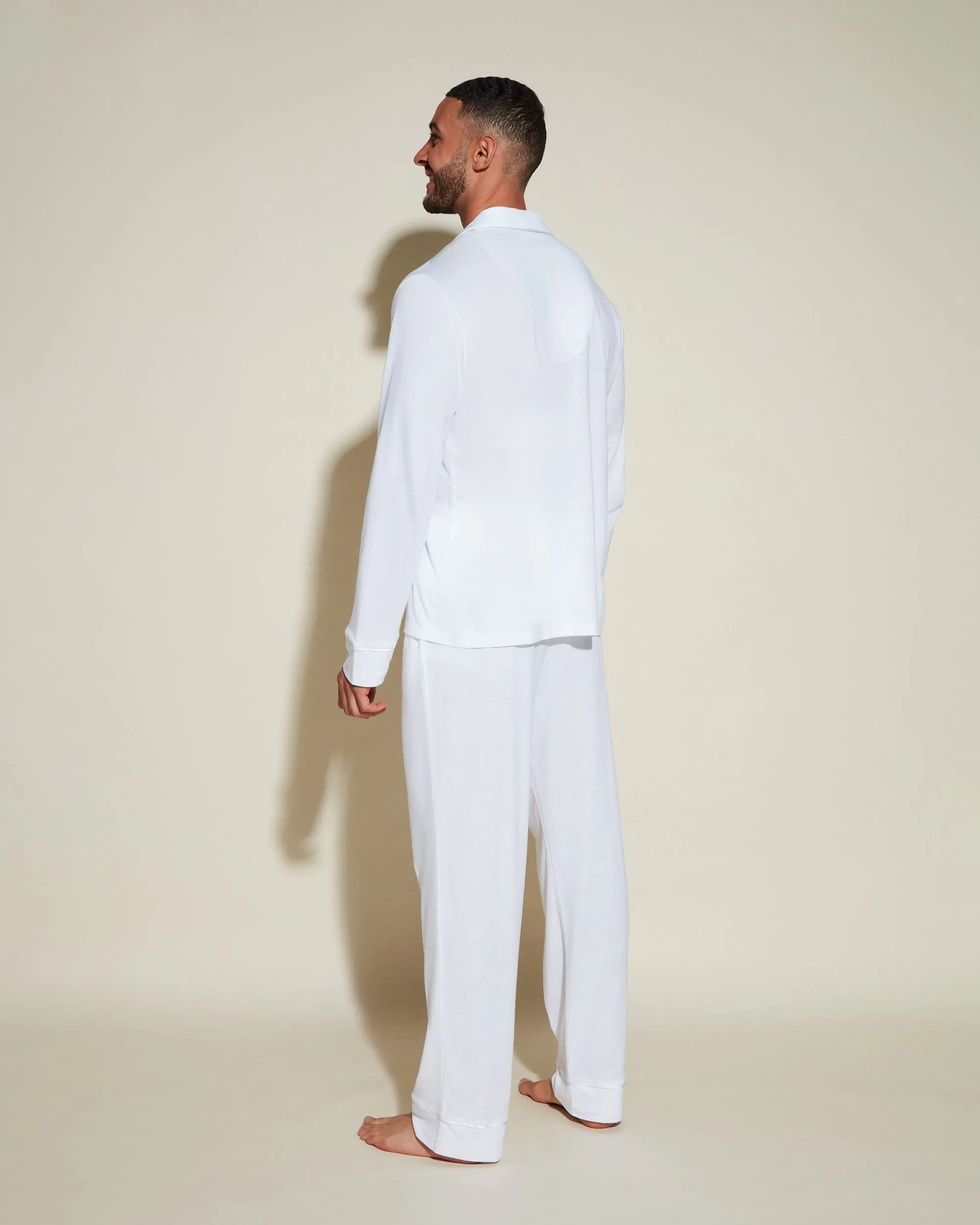 Men's Classic Long Sleeve Top & Pant Pajama Set