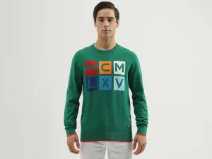 Men's Regular Fit Crew Neck Knitted Sweater