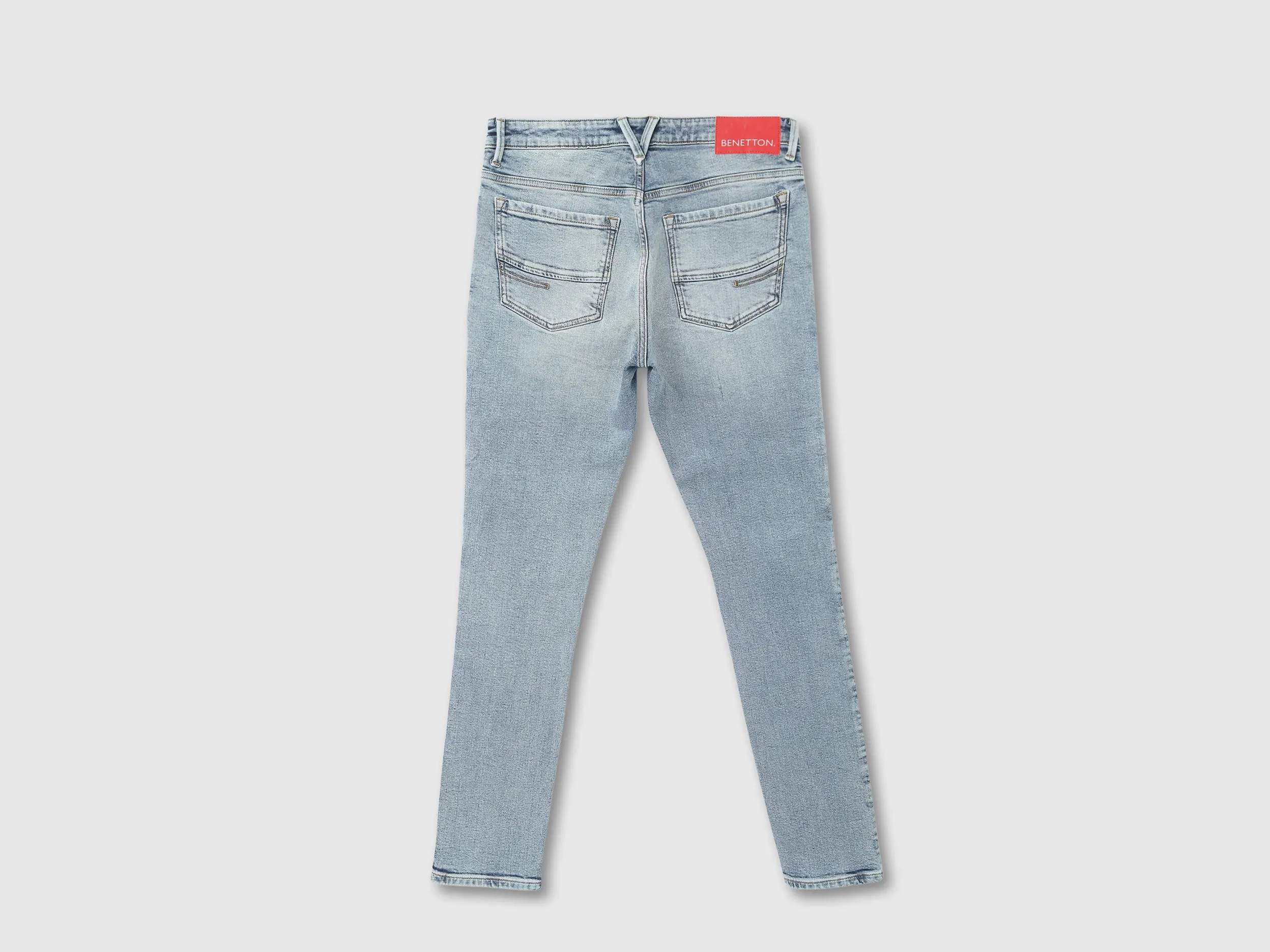 Mens Skinny Fit Solid Jeans