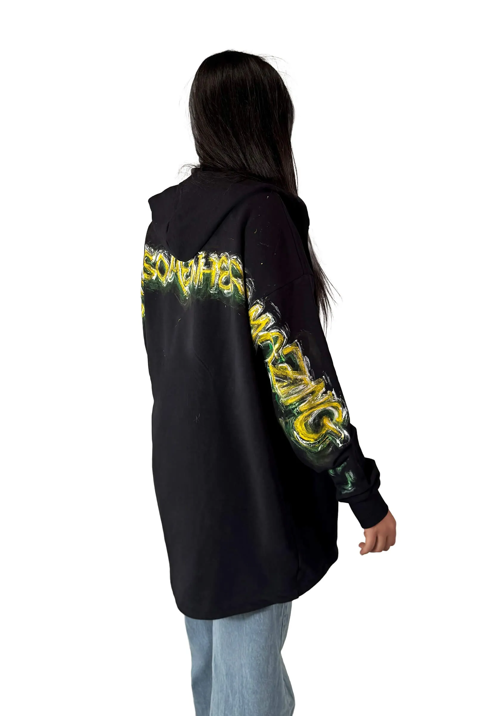 Midnight Rebel Oversized Hoodie