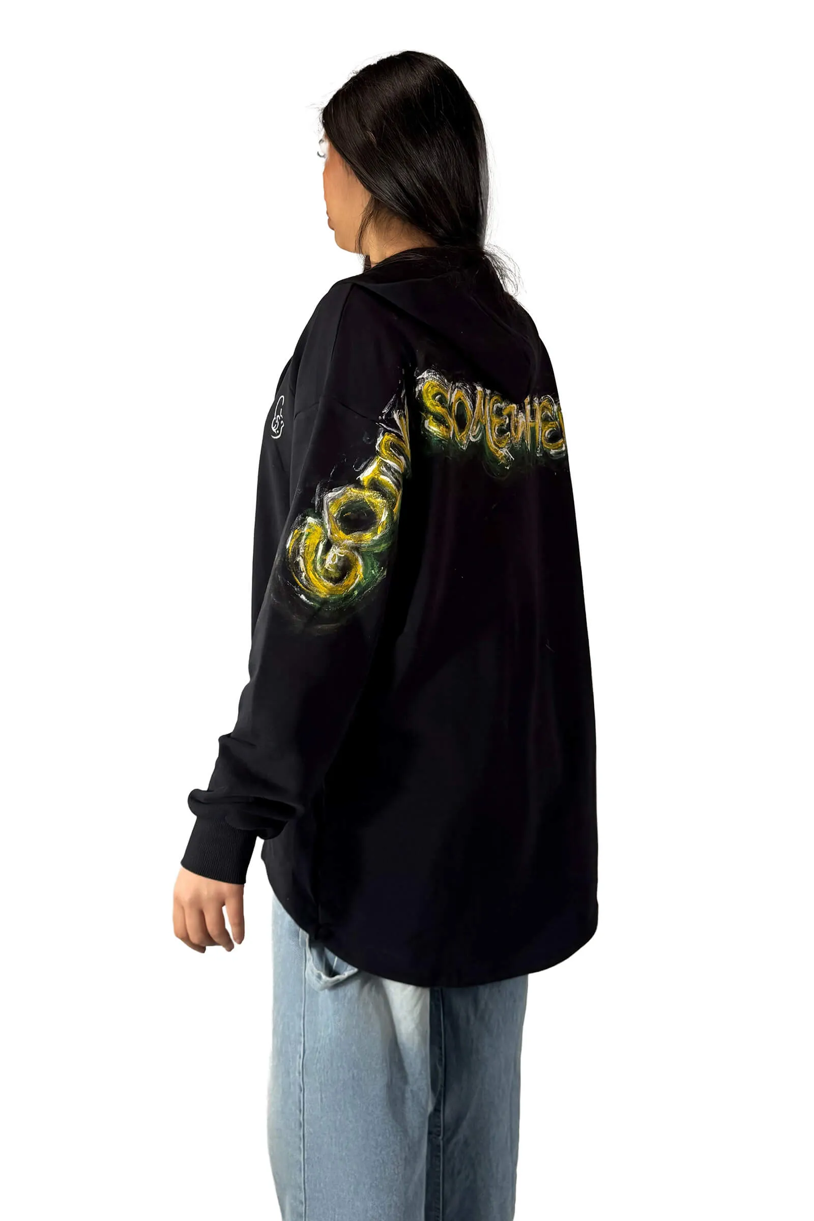 Midnight Rebel Oversized Hoodie