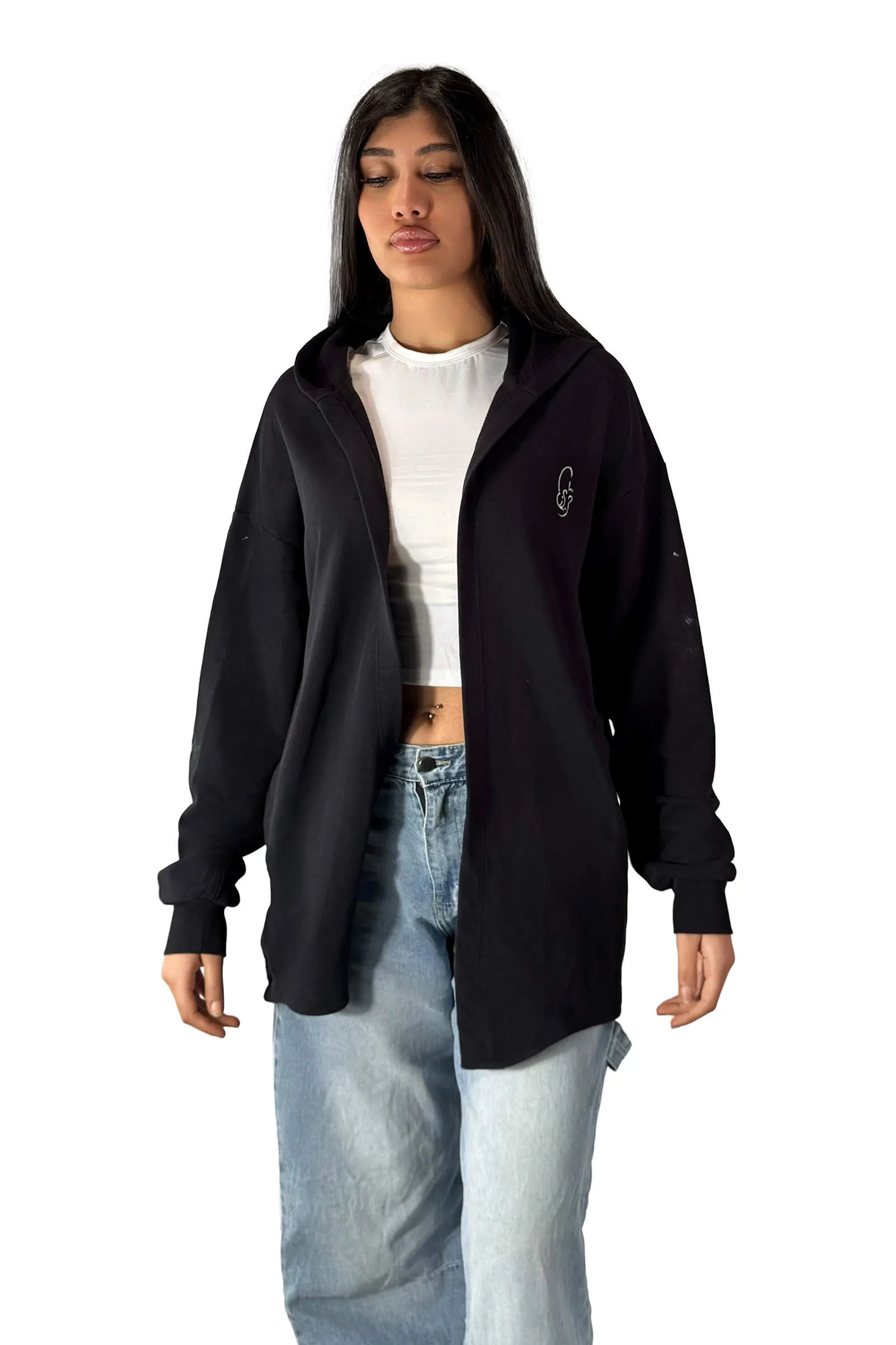 Midnight Rebel Oversized Hoodie