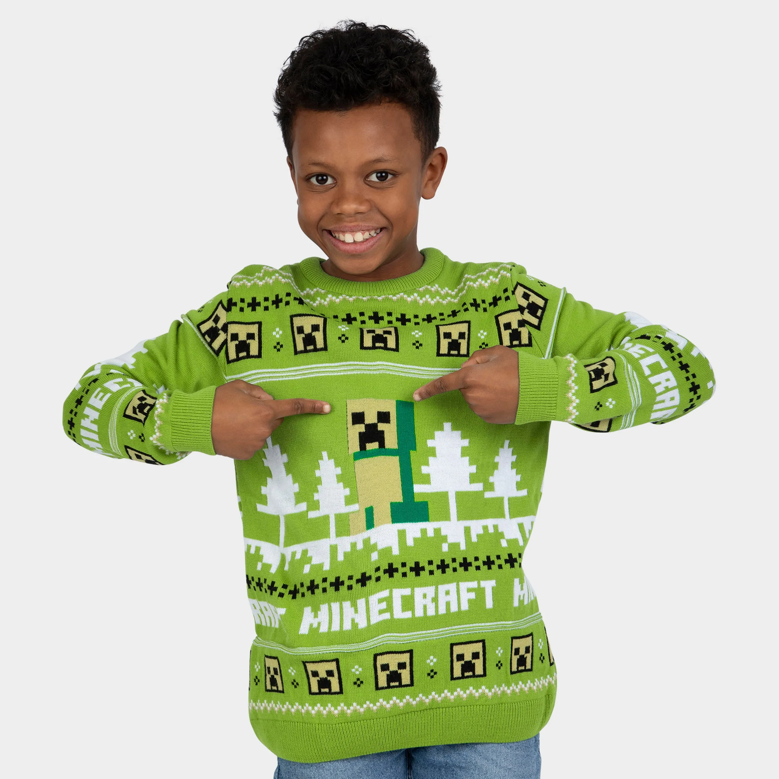 Minecraft Christmas Sweater