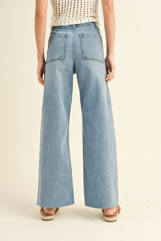 Miou Muse Straight Wide Leg Pants