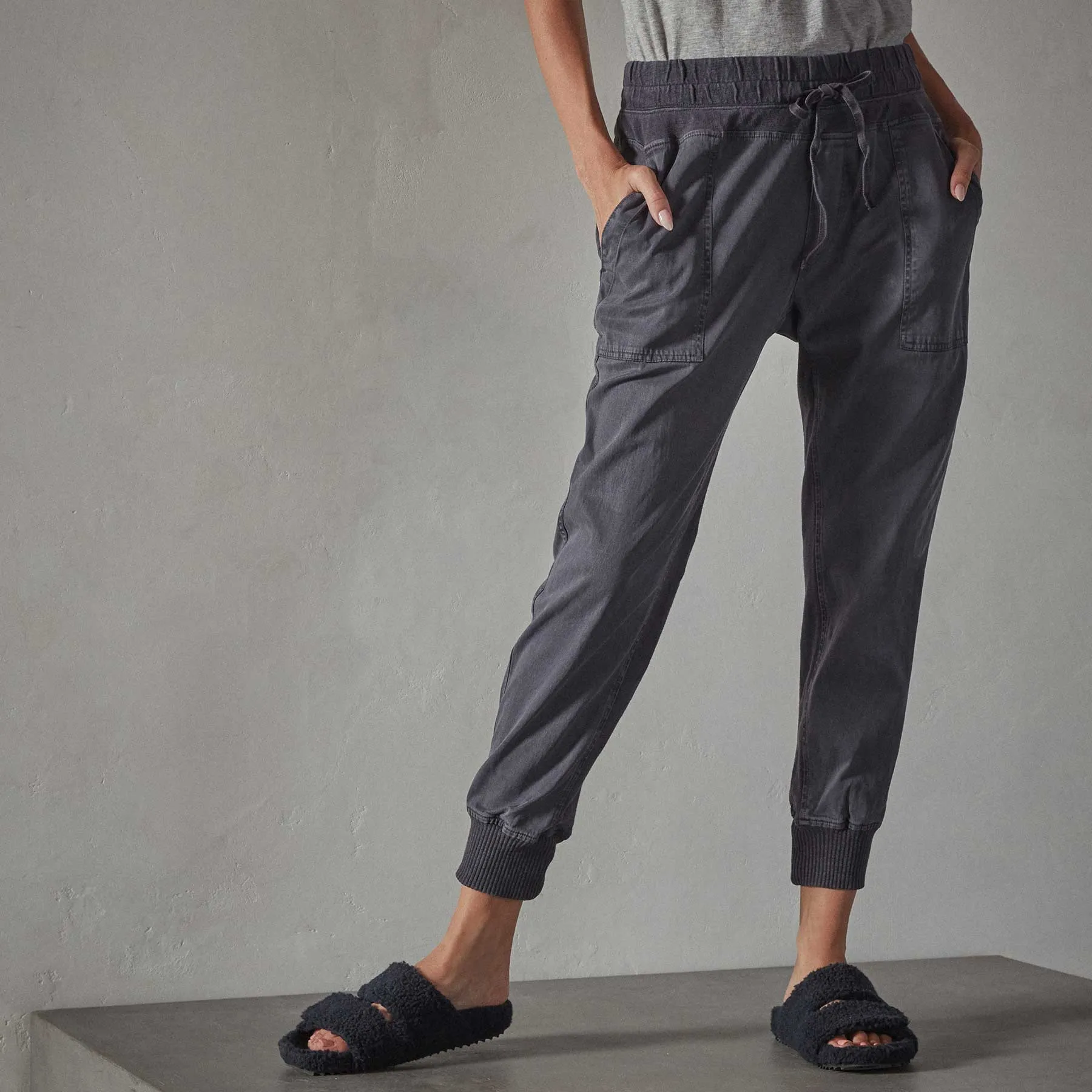Mixed Media Pant - Titan Pigment