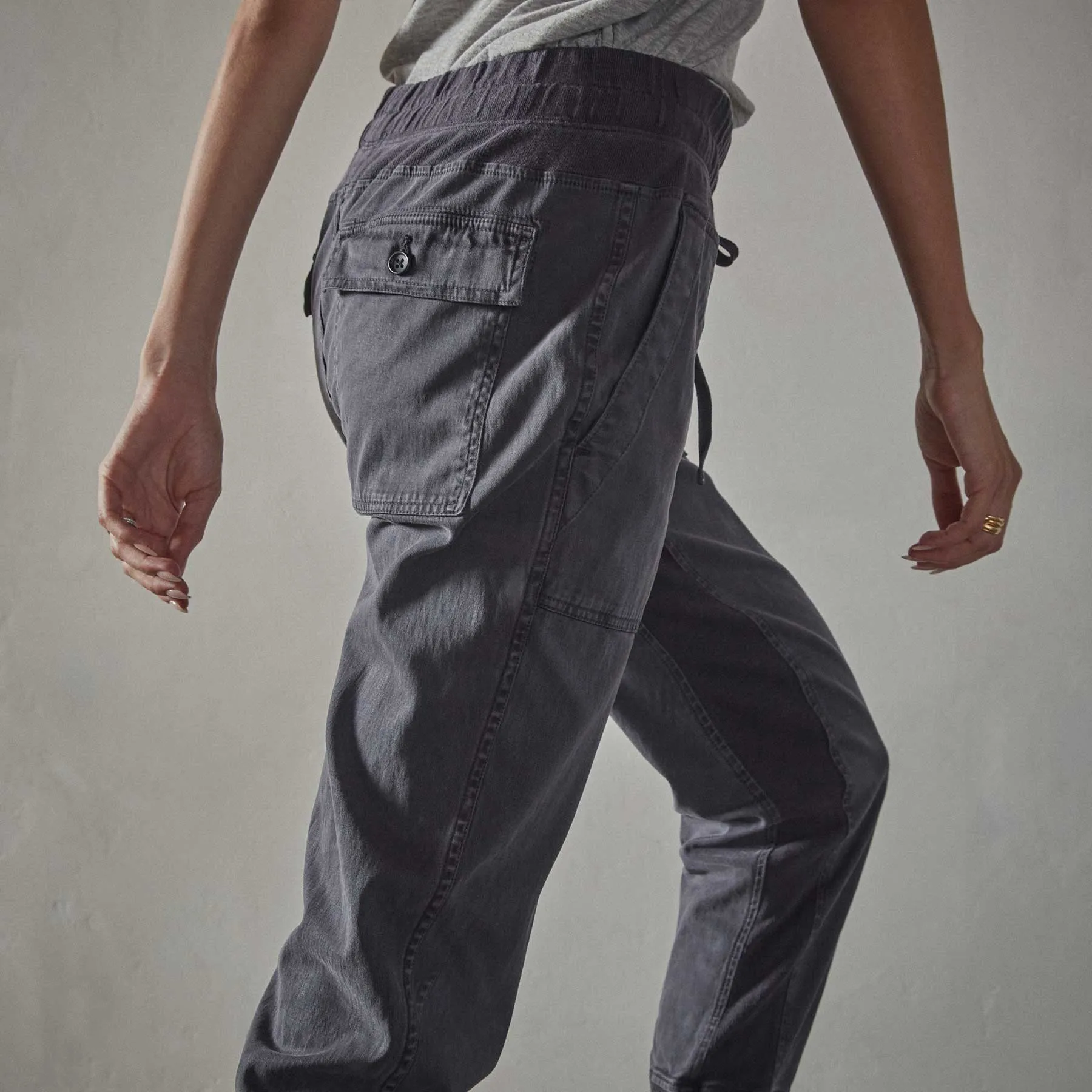 Mixed Media Pant - Titan Pigment