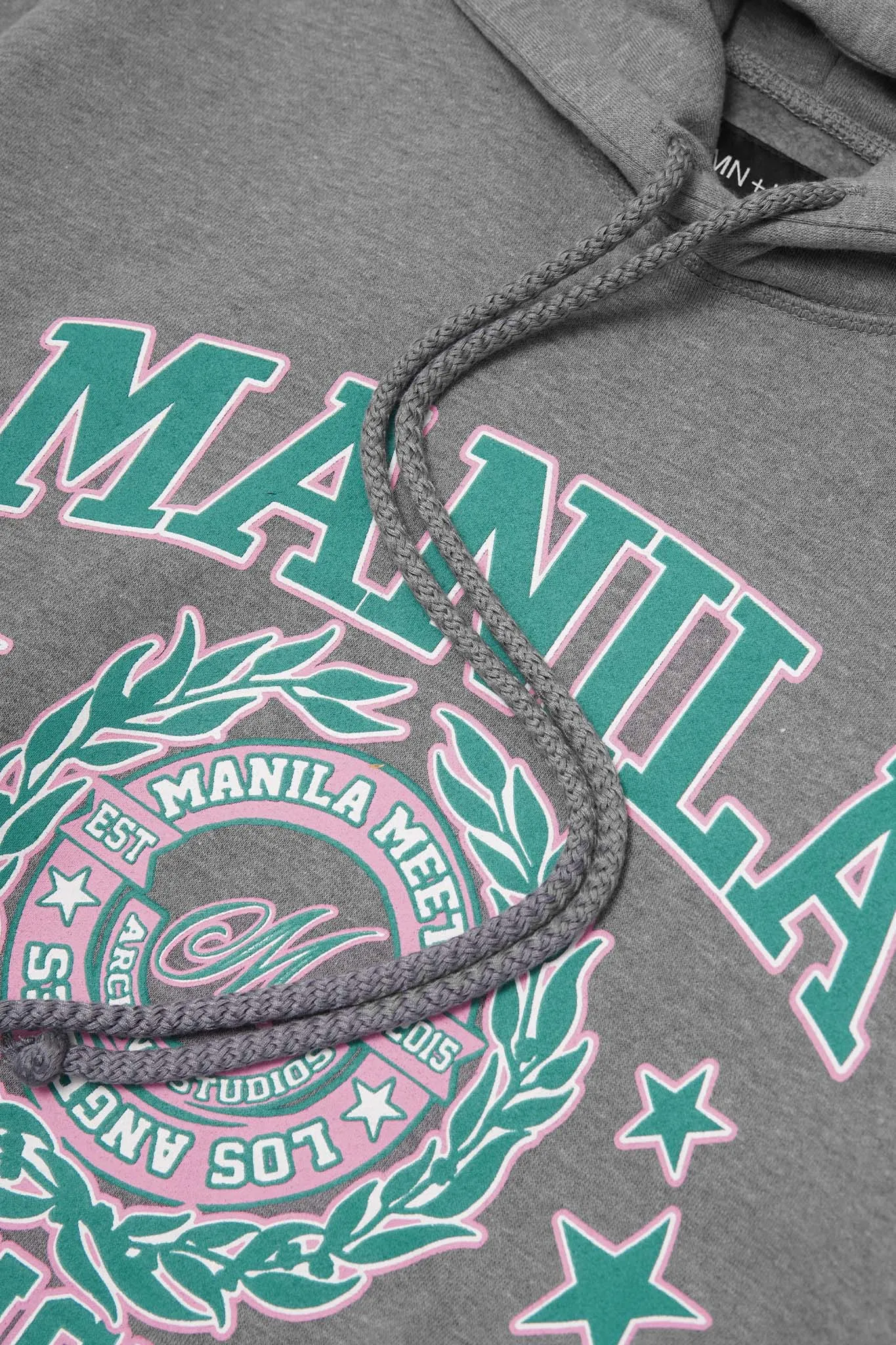 MN LA™ ARCHIVE STUDIOS HOODIE IN HEATHER GREY