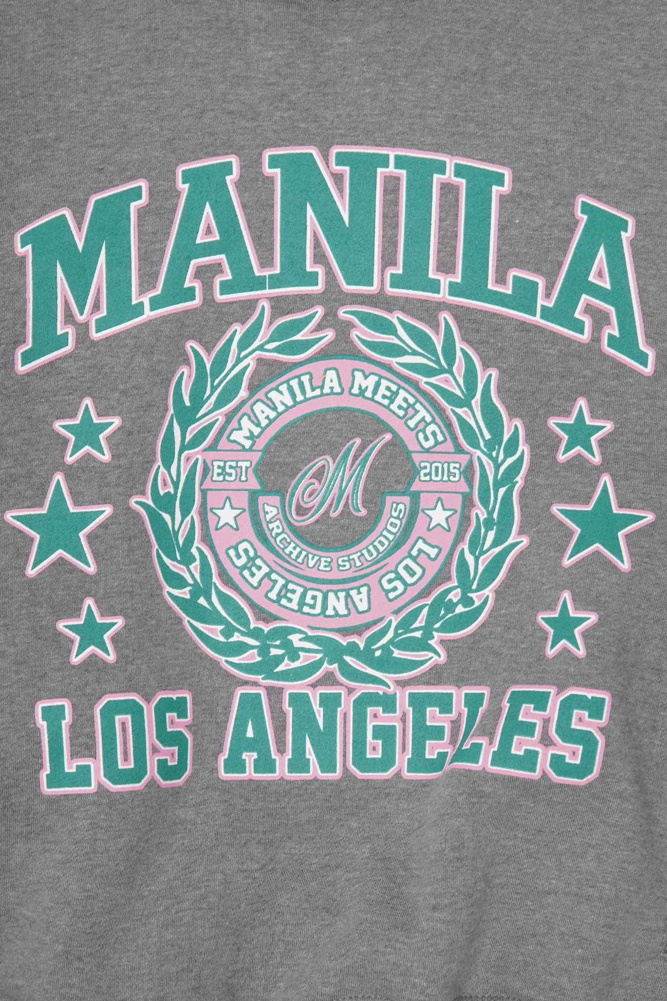 MN LA™ ARCHIVE STUDIOS HOODIE IN HEATHER GREY