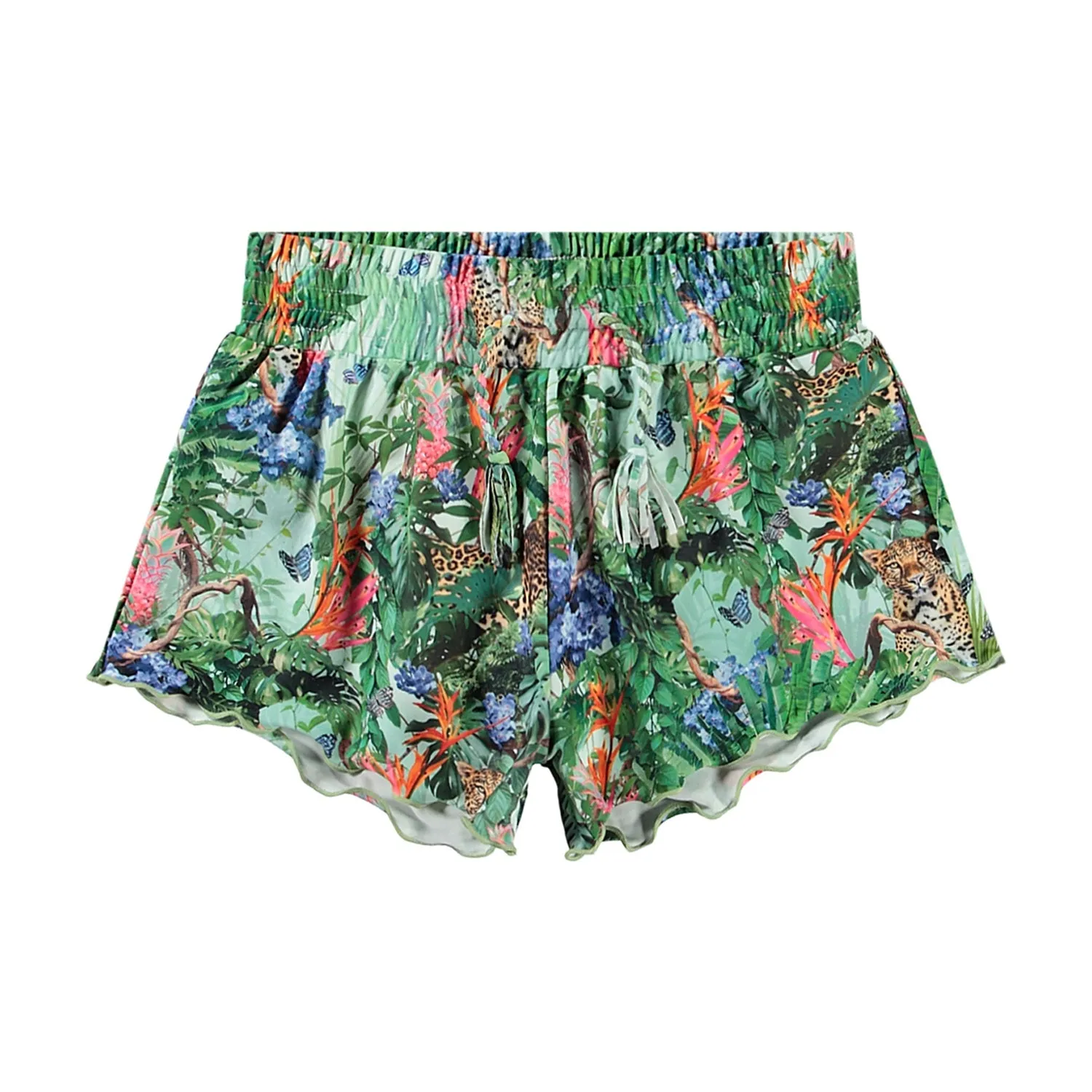 Molo - Nicci Board Shorts - Green Tropical